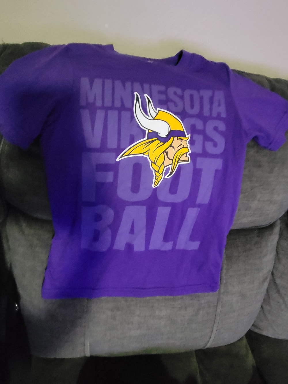 NFL Purple Minnesota Vikings Graphic Tee for Kids